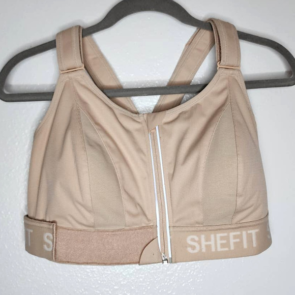SHEFIT Ultimate Sports Bra High Impact Adjustable Sandstorm - Picture 2 of 11